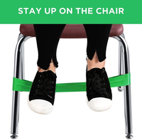 Chaise sensorielle anti-stress NAJA en gros, boucle de résistance en latex coloré haute élasticité, antidérapante, force moyenne, pour entraînement physique et TDAH