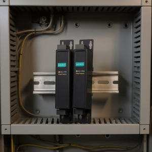 Protector Contra Sobretensiones Moxa ISD-1230-T TVS SPD, Protección Industrial, Montaje en Riel DIN, Origen Taiwán - Product Image 3