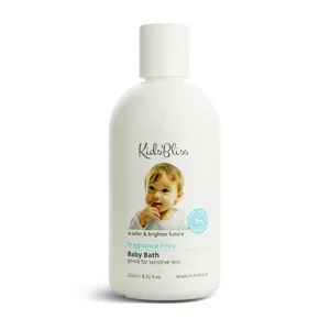 Kids Bliss Baby Bath 252ml-DUFT KOSTENLOS-Australian Certified Organic (ACO) - Pure Natural Organic Body Wash