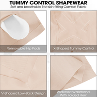 Pantalon gainant respirant pour femme, marque privée, avec rembourrage tissé, effet rehausseur de fesses, contrôle du ventre, dos bas et coussinets de hanche amovibles