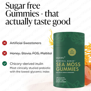 Hot Sales Sea Moss Gummirs mit Schwarzkümmel öl Ashwagandha für Männer und Frauen Immun unterstützung 60 Gummies - Product Image 5