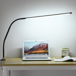 Lampe de bureau LED 15W, 3 modes de couleur, 10 niveaux de luminosité, pince métallique USB, éclairage de lecture, lampe à ongles, outil d'éclairage pour salon de manucure et poste de travail - Product Image 5