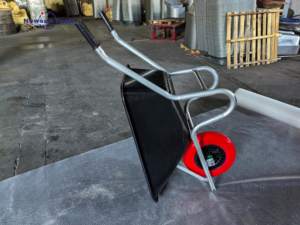 निर्माता उद्यान उपकरण wb6414 हाथ बैरो कार्ट फार्म व्हीलबारो और यूरोपे बाजार के लिए प्लास्टिक टब के साथ - Product Image 6