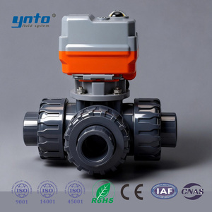 Valvola a sfera a <span class=keywords><strong>3</strong></span> vie per processo di incisione a umido, elettrica, resistente agli agenti chimici, in plastica, per controllo di precisione del flusso, sistema di pulizia Wafer, OEM, Smart Wet Water - Product Image 4