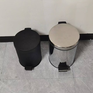 Barato 3L/5L/8L/12L/20L hogar cocina hogar Metal <span class=keywords><strong>cubo</strong></span> de <span class=keywords><strong>basura</strong></span> Acero inoxidable reciclaje <span class=keywords><strong>basura</strong></span> <span class=keywords><strong>Pedal</strong></span> <span class=keywords><strong>cubo</strong></span> de <span class=keywords><strong>basura</strong></span> redondo - Product Image 1