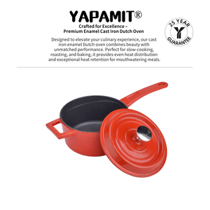 Men đúc sắt Nồi sữa Hà Lan lò Heavy Duty gang Cookware Set xử lý duy nhất súp Chứng Khoán nồi - Product Image 2