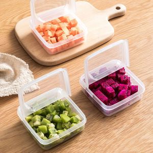 Food Storage Box Square Transparent Airtight With Lid For Travel And Office Use - Product Image 1
