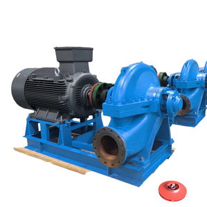 Bơm hút đôi một tầng ES200-320 ngang với động cơ 45Kw để tưới tiêu và Thiết kế trường hợp chia nông nghiệp - Product Image 1