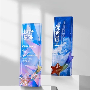 Trofeo di cristallo stella personalizzato per il successo accademico della competizione di danza musicale e trofeo del premio dipendente del mese - Product Image 4