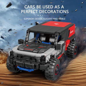 Bloques de Construcción de Plástico ABS 66003, Coche SUV Todoterreno, Juguete Educativo de Ensamblaje para Niños - Product Image 4