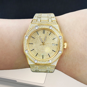 Designer Luxury Sapphire Automatic Mechanical Movement ETA Power Reserve Watches Iced VVS Moissanite 100 Bar Water Resistance - Product Image 1