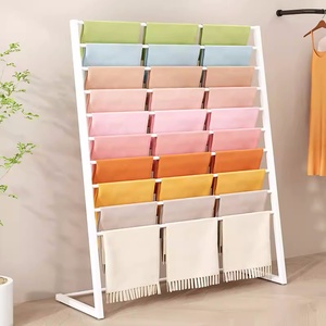 Siêu thị trung tâm mua sắm Boutique cửa hàng bán lẻ miễn phí đứng quần giá Khăn lụa hiển thị đứng để bán - Product Image 4