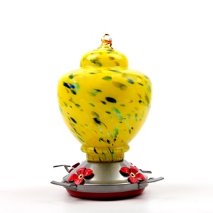 ที่ให้อาหารนกแบบแก้วทาสีจากโรง<span class=keywords><strong>ง</strong></span>านดั้งเดิม, ที่ให้<span class=keywords><strong>น้ำ</strong></span>นกพร้อมตะขอป้องกันมด, อุปกรณ์ทำสวน - Product Image 5