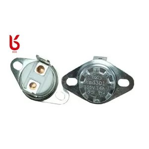 Low resistance Automatic Reset KSD301 100c degree thermal protector temperature switch for electric heater