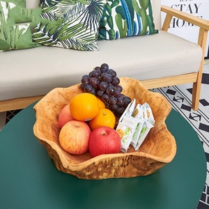 Prato De Frutas Secas Grandes Prato De Doces Multi-grãos Saladeira Tigelas De Frutas De Madeira Sólida Único ECO Amigável