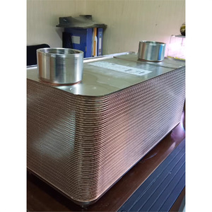 เครื่องแลกเปลี่ยนความร้อนแบบโมดูลาร์ Shuruipu DP300H-106 ระบายความร้อนด้วยน้ำ ขนาดมาตรฐาน สำหรับอุตสาหกรรมอาหาร - Product Image 1