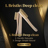 Les brosses de nettoyage de roches les plus vendues, brosses à manche en bois et brosses à poils pour nettoyer les murs rocheux.