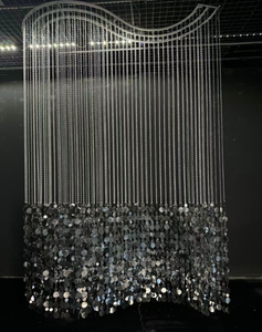 Luckygoods ZK260037 Wedding Acrylic Beads <strong>Curtains</strong> Crystal <strong>Beeds</strong> Garland Pendant Wedding Ceiling Decorations - Product Image 3