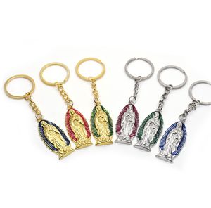 Fourniture exclusive transfrontalière de porte-clés colorés Dripping Virgin <span class=keywords><strong>Guadeloupe</strong></span> pendentif bague bijoux cadeaux - Product Image 4
