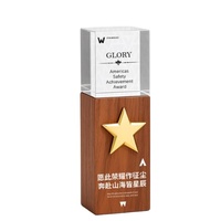 Trophée en verre cristal gravé au laser, design pyramidal, pour concours de danse, personnalisable avec logo, directement de l'usine