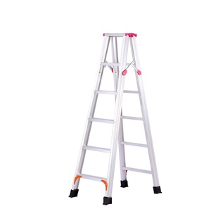Échelle de travail pliable en alliage d'aluminium pour l'extérieur Échelle d'homme Échelle d'échafaudage pliable à forte charge Échelle à chevrons - Product Image 6