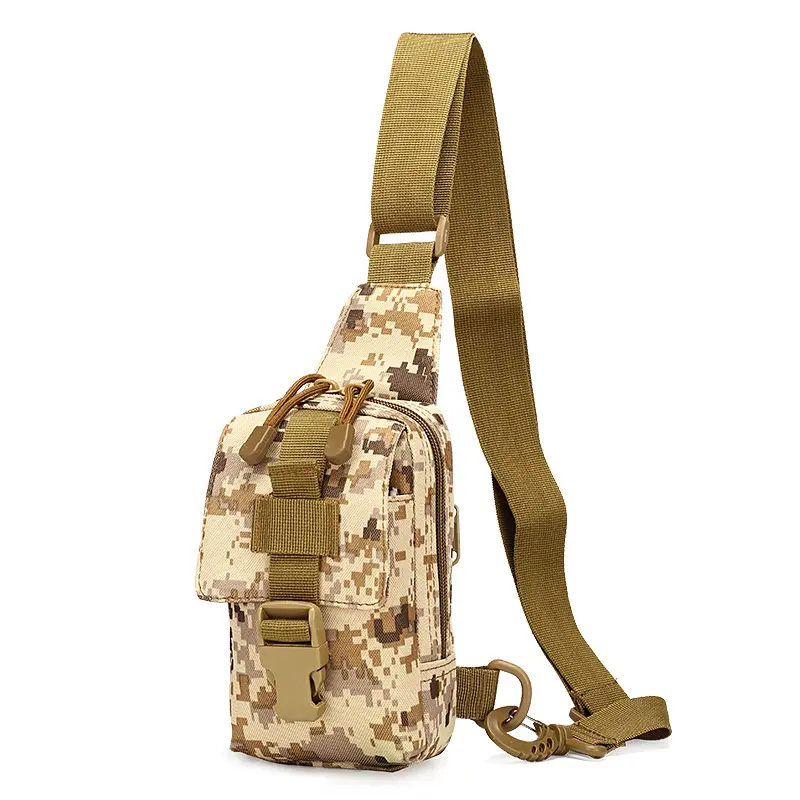 OEM Service Custom LOGO Camouflage Color Single Shoulder Strap Portable Tactical Sling Bag Chest Bag