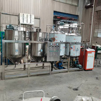 Automatische kleine schaal palmolie-raffinagemachine CPO-molen mini-productielijn hoge opbrengst hoge efficiëntie