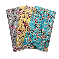 Tela Africana Batik Twill con Estampado de Cera Dorada Ankara, Textiles de Nigeria, 6 Yardas para Camisas, Bolsos y Ropa de Niños