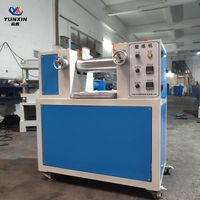 Pvc Pp Pe graphène, caoutchouc de moulin de mélange de laboratoire Ouvrez le type machine de moulin de mélange de rouleau en caoutchouc deux avec le coupeur pour des plastiques