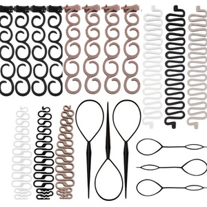 Outil de coiffure pour tresses faites main, aiguille à tirer pour tresses latérales, accessoires pour chignons - Product Image 6