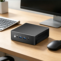 AMD Ryzen 9 8945HS Mini PC 8 Core 16 Thread dengan Radeon 780M, PC Ringkas dengan Dual HDMI USB4 dan LAN 2.5G untuk Bisnis