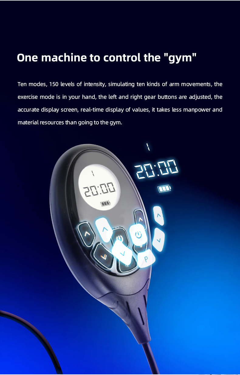 EMS Muscle Toner Anti Fatigue Arm shape Portable Home Stress Relief Machine Electric Plus Massage Wireless