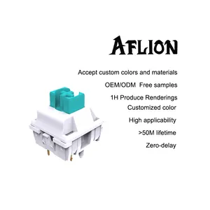 Aflion Oem Odm Diy Linear Keyboard Switch Factory Switch 5 Pin Custom Spring For Gaming Mechanical Lubed Silent Keyboard Switch