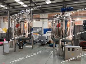 Réservoir de mélange chimique chauffant et agitateur en acier inoxydable VBJX, mélangeur homogénéisateur de liquide pour shampooing, détergent, savon liquide - Product Image 5