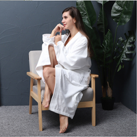 Peignoir de luxe pour femme en microfibre, ultra doux et chaud, à manches longues avec ceinture – Approvisionnement direct usine