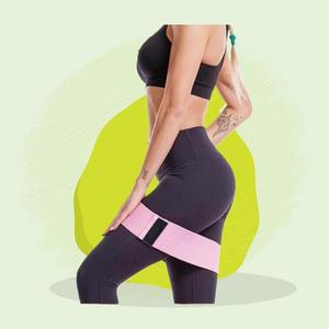 Bande élastique pour la mise en forme des fessiers, ceinture d'entraînement à résistance moyenne pour le yoga et le fitness, équipement d'entraînement - Product Image 2