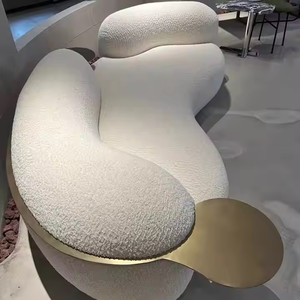 Phổ biến ghế sofa sectionals không gian nhỏ phòng khách đồ nội thất bọc vải len dễ thương sofa - Product Image 6