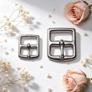 High Corrosion Resistant Stainless Steel Belt Pin Buckle Smooth <b>Mirror</b> Polished Hardware Fitting For Cowhide Belt Accessories - Product Image 4