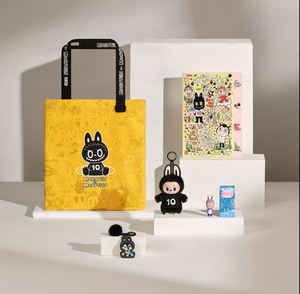 مجموعة أصلية من PPMT Labubu للذكرى العاشرة ، إصدار محدود ، تماثيل لعبة الوحوش ، تماثيل سلسلة مفاتيح قطيفة - Product Image 1