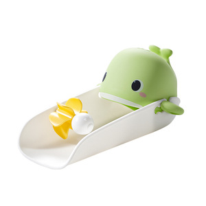 ตัวต่อก๊อกน้ำรูปปลาวาฬน้อยแบบซิลิโคนสำหรับเด็ก ป้องกันน้ำกระเด็น ติดผนัง รุ่น October Crystallized - Product Image 5