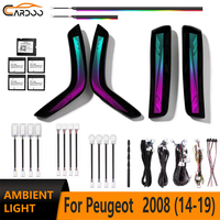 Kit d'éclairage d'ambiance LED Cardoo pour Peugeot 2008 (2014-2019) – Amélioration de l'intérieur de la voiture, éclairage décoratif Symphony, accessoires de décoration automobile