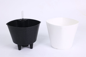 Double Layer Heavy Duty PP <b>Plastic</b> Self Watering <b>Planter</b> Boxes with Water Indicator Bulk Sales Size 18 cm - Product Image 5