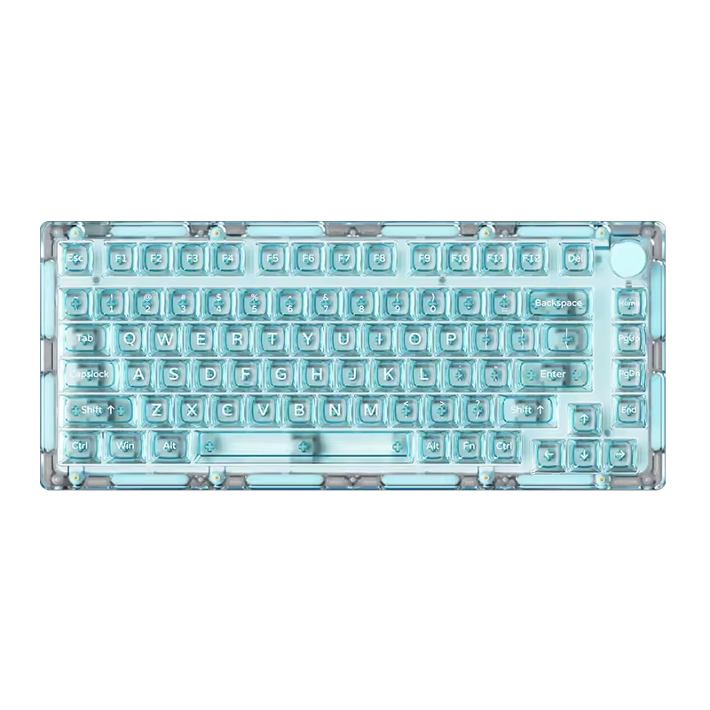 Monsgeek ICE75 Clear Blue