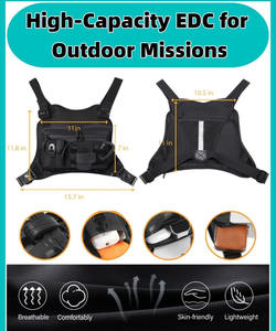 Échantillon gratuit Sac à dos tactique Molle imperméable personnalisé Sac de poitrine Sling Sac médical de ceinture Sac tactique pour hommes - Product Image 5