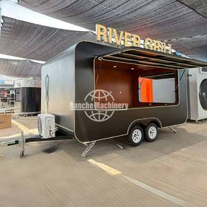 Camions de restauration populaires pour la vente de café, hot-dogs, glaces, pizzas et autres plats rapides en bordure de rue, entièrement équipés, en acier inoxydable, avec GPS. - Product Image 1