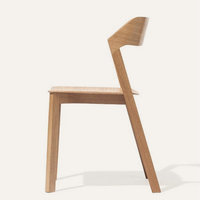 Chaise de salle à manger en bois massif de chêne nordique avec revêtement en cuir, design minimaliste, dossier bas et accoudoirs courts, chaise de bureau en forme de Z
