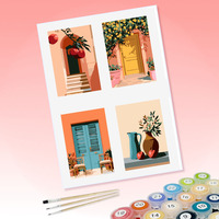 Kits de peinture par numéros DIY personnalisables, ensemble de peinture à l'huile non personnalisé pour adultes, enfants et débutants, livraison directe