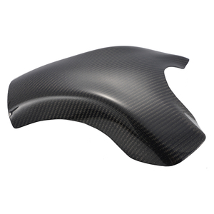 Accesorios de motocicleta Protector de cubierta de tanque de combustible de fibra de carbono apto para <span class=keywords><strong>Kawasaki</strong></span> <span class=keywords><strong>Ninja</strong></span> <span class=keywords><strong>ZX</strong></span> <span class=keywords><strong>10R</strong></span> 2008 2009 <span class=keywords><strong>2010</strong></span> - Product Image 3