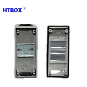 Ngoài trời năng lượng mặt trời PV Combiner Box HT loạt 2 cách IP65 nhựa không thấm nước ngắt mạch công nghiệp điện phân phối hộp