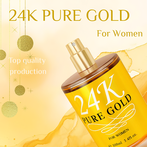 โรงงาน HN ผลิตน้ำหอมสำหรับผู้หญิง ขนาด 100 มล. กลิ่น 24K เพียวโกลเด้น คลาสสิค โอเรียนทัล สำหรับสุภาพสตรี ใช้สำหรับออกเดท - Product Image 4
